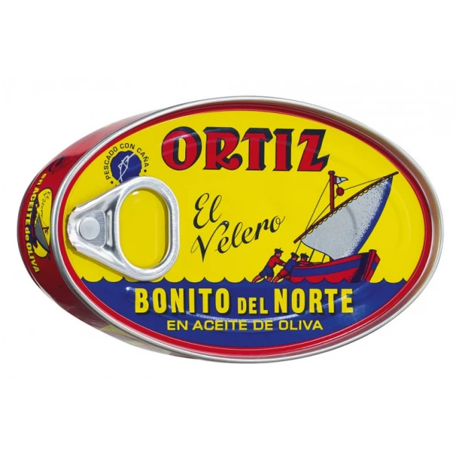 Ton Alb In Ulei Masline Bonito Del Norte Ortiz 112g